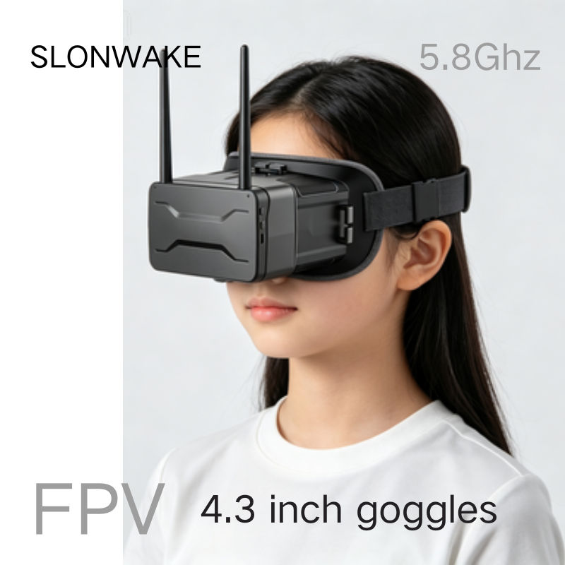 نظارات FPV بتردد 5.8 جيجاهرتز، - مراجعة Drone Racing Goggles وسعره